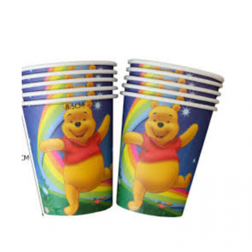 P/CUPS WINNIE THE POOH BEAR 10'S P/CUPS WINNIE THE POOH BEAR 10'S